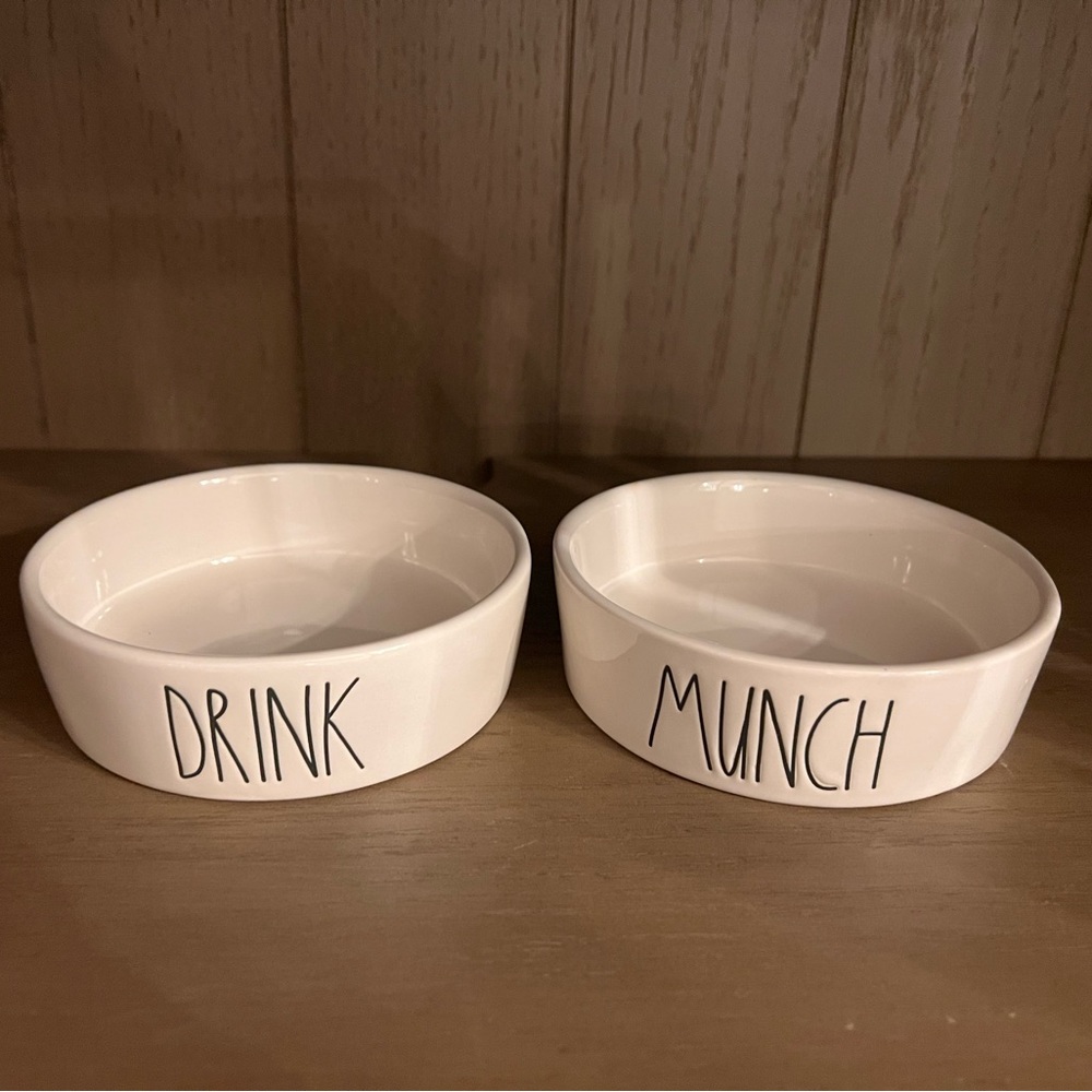 Kitty Bowls / Cat Dishes Rae Dunn
